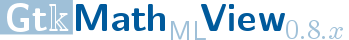 GtkMathView logo